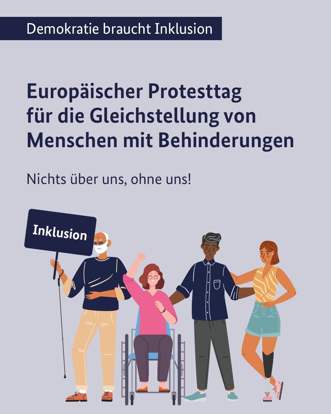 05-05_ Europäischer Protesttag für die Gleichstellung von Menschen mit Behinderungen